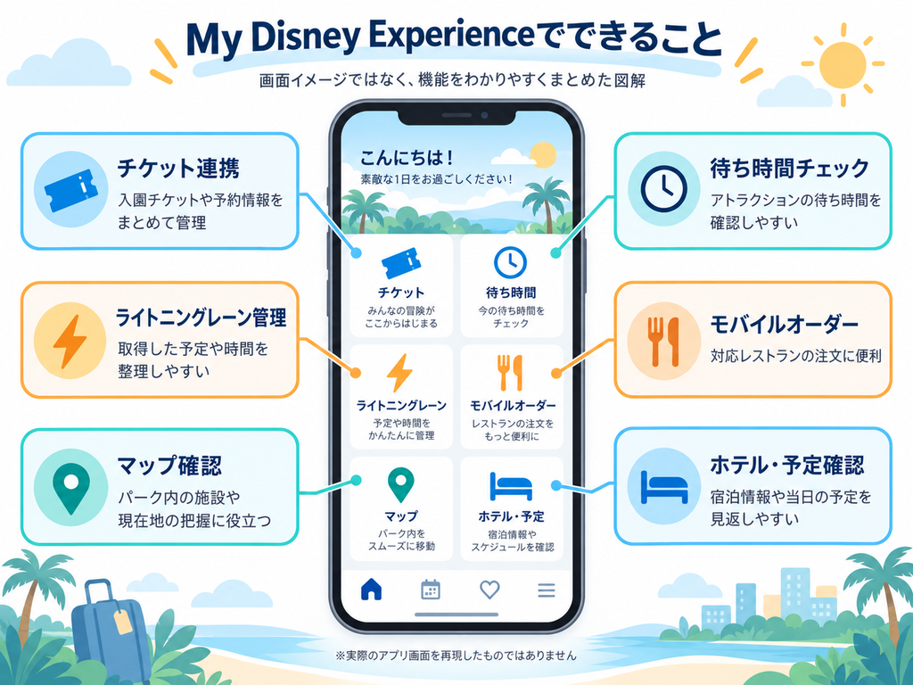 My Disney Experienceでできること